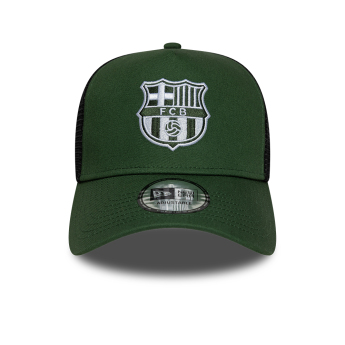 Barcelona czapka baseballówka 9forty Trucker Faux green