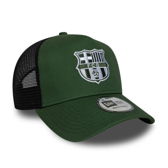 Barcelona czapka baseballówka 9forty Trucker Faux green