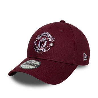Manchester United czapka baseballówka 9Forty Seasonal burgundy
