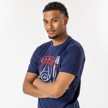 Paris Saint Germain koszulka męska big logo navy