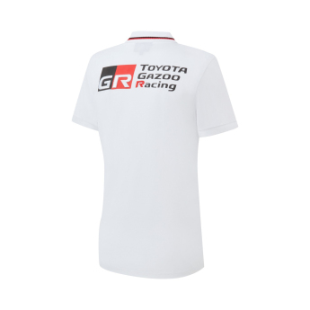 Toyota Gazoo Racing damska koszulka polo Badge white GR 2026