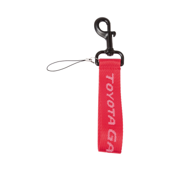 Toyota Gazoo Racing brelok do kluczy Strap red GR 2026