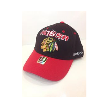 Chicago Blackhawks czapka baseballówka Marián Hossa #81 Structured Flex 15