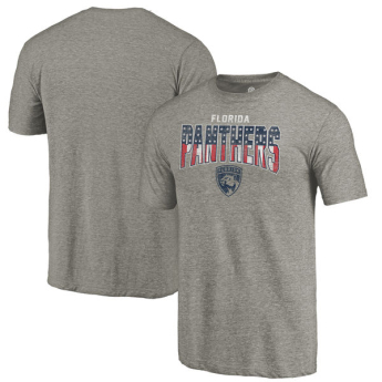 Florida Panthers koszulka męska grey Freedom Tri-Blend
