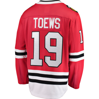 Chicago Blackhawks dziecięca koszulka meczowa # 19 Jonathan Toews Breakaway Home Jersey