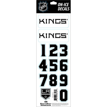Los Angeles Kings naklejki na kask Decals