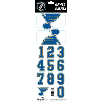 St. Louis Blues naklejki na kask Decals