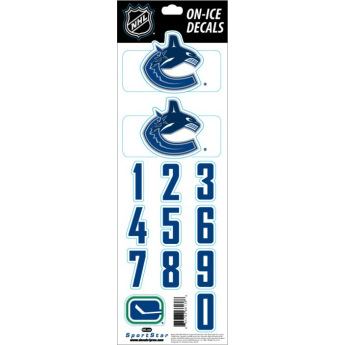 Vancouver Canucks naklejki na kask Decals