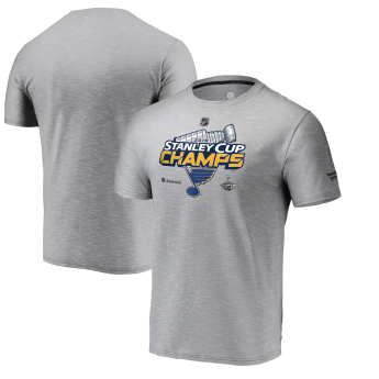 St. Louis Blues koszulka męska grey 2019 Stanley Cup Champions Locker Room