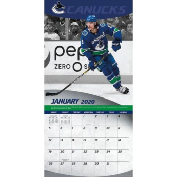 Vancouver Canucks kalendarz 2020 Wall