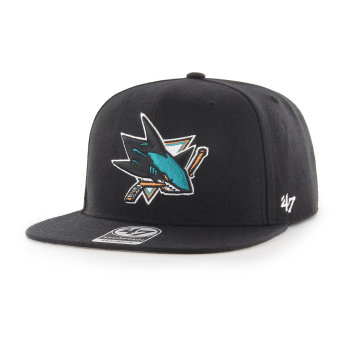San Jose Sharks czapka flat baseballówka No Shot 47 CAPTAIN
