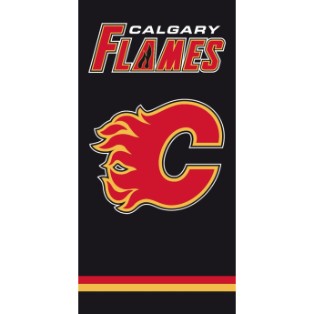 Calgary Flames ręcznik plażowy black