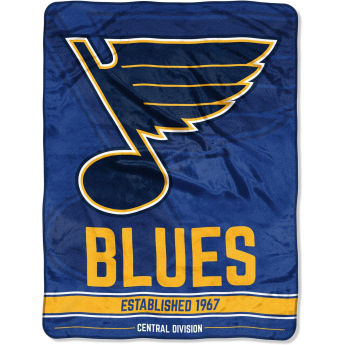 St. Louis Blues koc Plush Micro Throw Logo