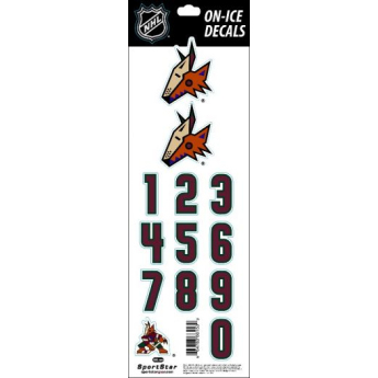 Arizona Coyotes naklejki na kask decals alternative