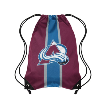 Colorado Avalanche worek na buty FOCO Team Stripe Drawstring Backpack