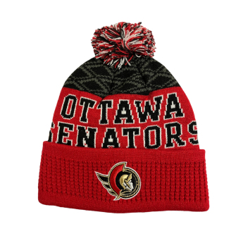 Ottawa Senators czapka zimowa dziecięca Puck Pattern Cuffed