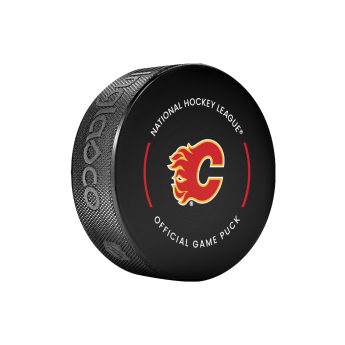 Calgary Flames krążek Official Game Puck 2022-2023