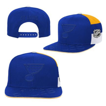 St. Louis Blues dziecięca czapka flat Faceoff Structured