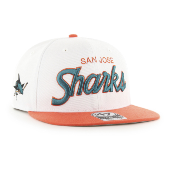 San Jose Sharks czapka flat baseballówka Script Side Two Tone 47 CAPTAIN NHL WO