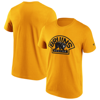 Boston Bruins koszulka męska Primary Logo Graphic yellow