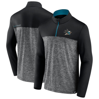 San Jose Sharks bluza męska Iconic Defender 1/4 Zip