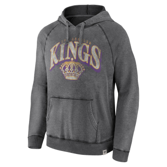 Los Angeles Kings męska bluza z kapturem True Classics Washed Pullover Hoodie grey