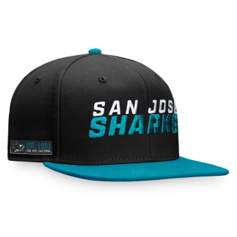 San Jose Sharks czapka flat baseballówka Iconic Color Blocked Snapback BG