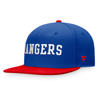 New York Rangers czapka flat baseballówka Iconic Color Blocked Snapback BR