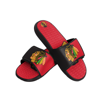 Chicago Blackhawks kapcie męskie Colorblock Slipper