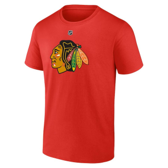 Chicago Blackhawks koszulka męska Connor Bedard #98 Draft 2023 Stack Logo Name & Number Red