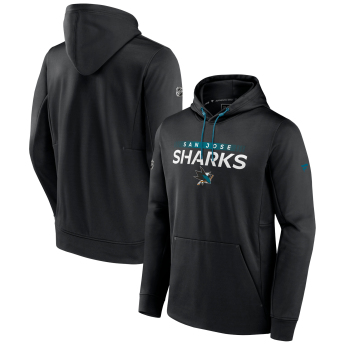 San Jose Sharks męska bluza z kapturem RINK Performance Black-Active Blue
