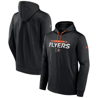 Philadelphia Flyers męska bluza z kapturem RINK Performance Black-Dark Orange