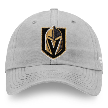 Vegas Golden Knights czapka baseballówka NHL Core Grey Curved Unstructured Strapback Cap