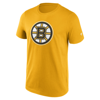 Boston Bruins koszulka męska Primary Logo Graphic T-Shirt Yellow Gold