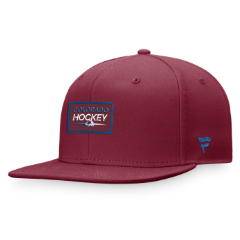 Colorado Avalanche czapka flat baseballówka Authentic Pro Prime Flat Brim Snapback red