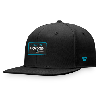San Jose Sharks czapka flat baseballówka Authentic Pro Prime Flat Brim Snapback black