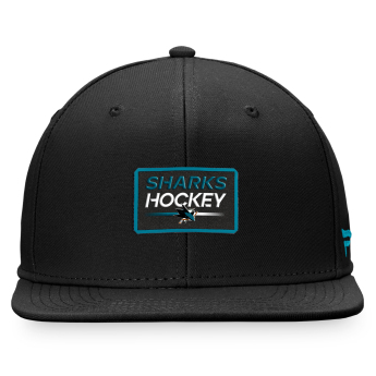 San Jose Sharks czapka flat baseballówka Authentic Pro Prime Flat Brim Snapback black