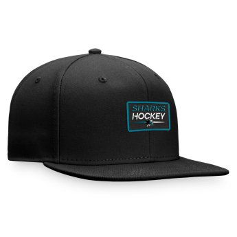San Jose Sharks czapka flat baseballówka Authentic Pro Prime Flat Brim Snapback black