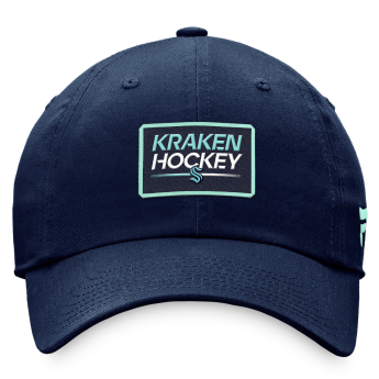 Seattle Kraken czapka baseballówka Authentic Pro Prime Graphic Unstructured Adjustable navy