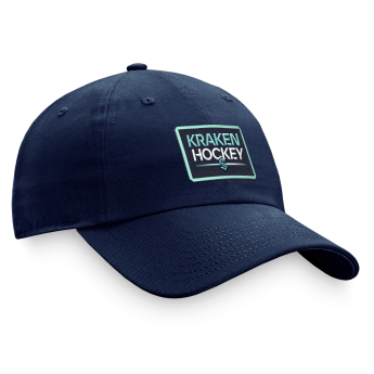 Seattle Kraken czapka baseballówka Authentic Pro Prime Graphic Unstructured Adjustable navy