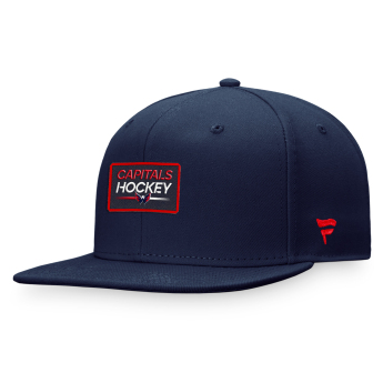 Washington Capitals czapka flat baseballówka Authentic Pro Prime Flat Brim Snapback navy