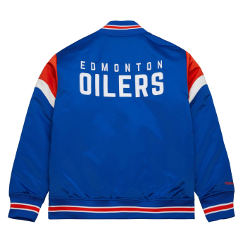 Edmonton Oilers kurtka męska NHL Heavyweight Satin Jacket