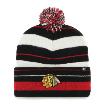 Chicago Blackhawks czapka zimowa Power Line 47 CUFF KNIT Black