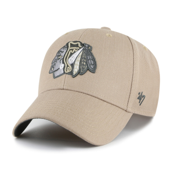 Chicago Blackhawks czapka baseballówka Sure Shot Snapback 47 MVP Khaki