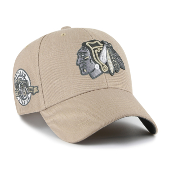 Chicago Blackhawks czapka baseballówka Sure Shot Snapback 47 MVP Khaki