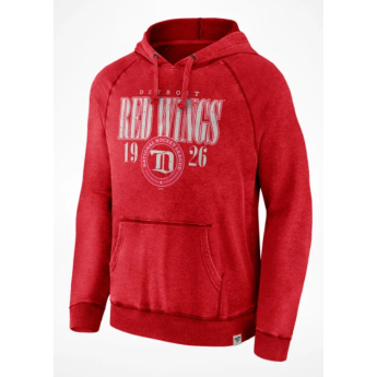 Detroit Red Wings męska bluza z kapturem A/LS Hoodie red