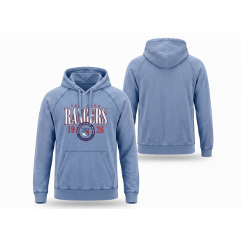 New York Rangers męska bluza z kapturem A/LS Hoodie blue