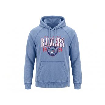 New York Rangers męska bluza z kapturem A/LS Hoodie blue