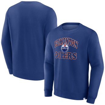 Edmonton Oilers bluza męska Fleece Crew