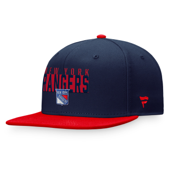 New York Rangers czapka flat baseballówka Fundamental Color Blocked Snapback